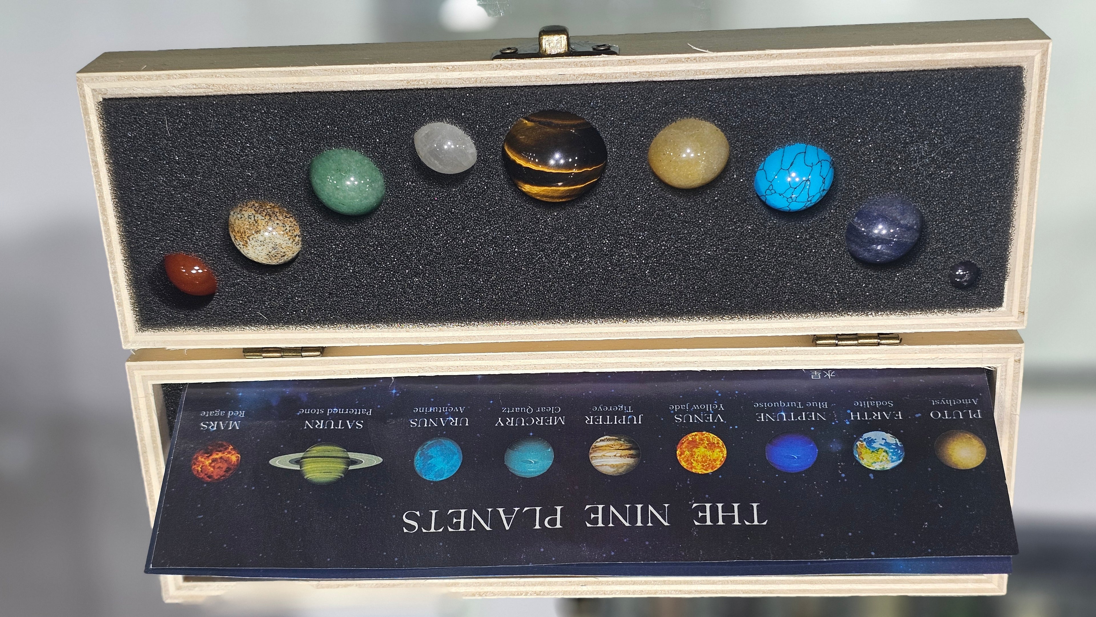 Crystal Planet Set – The Nine Planets in Gemstones