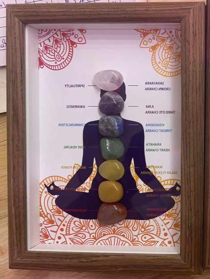 Chakra Check-In Wooden Frame