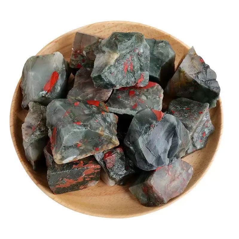 Bloodstone Raw Crystal – March Birthstone, Zodiac Aries & Pisces, Grounding Healing Stone