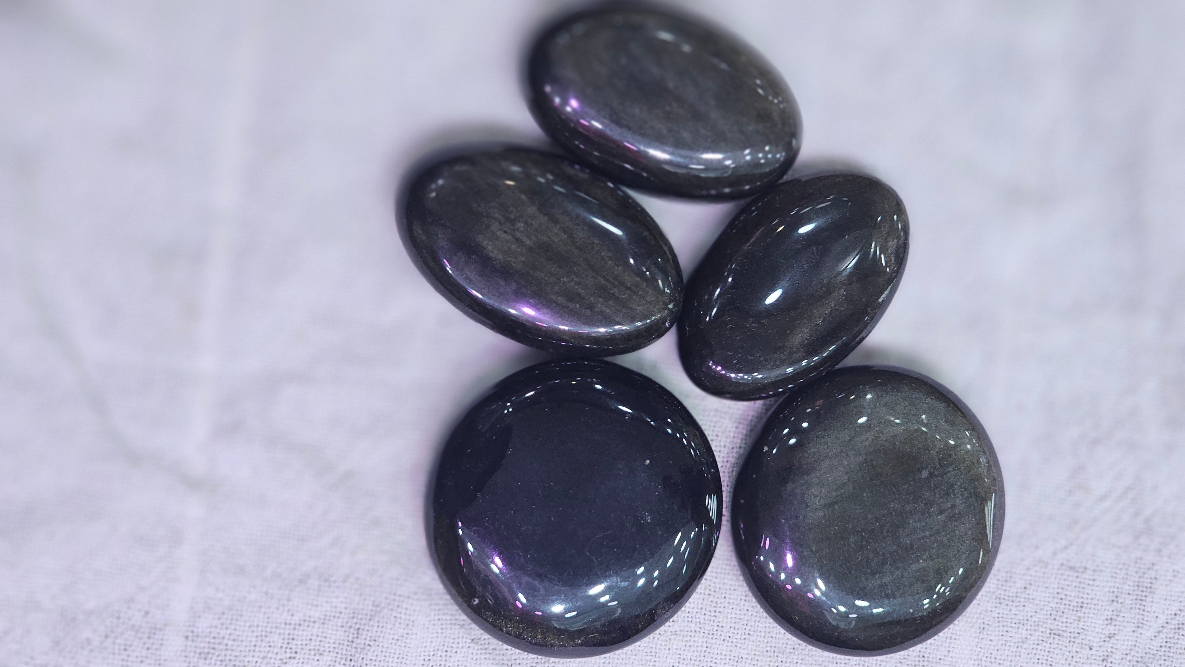 Polished Crystal Hearts and Palm Stones – Rose Quartz, Amethyst, Hematite and more!