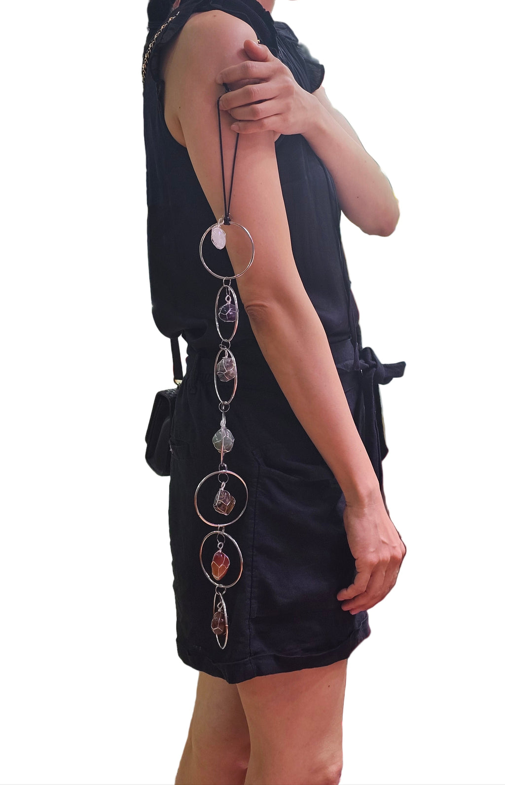 7 Chakra Crystal Hanging – Spiritual Ornament for Reiki, Meditation & Positive Energy