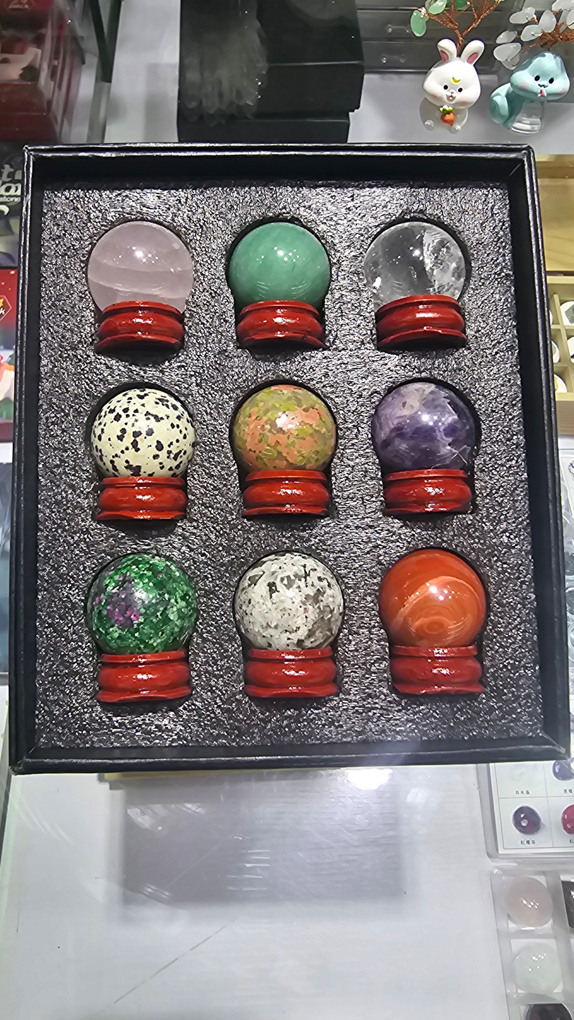 Crystal Sphere Collection – Natural Gemstone Orbs for Healing, Meditation and Decoration