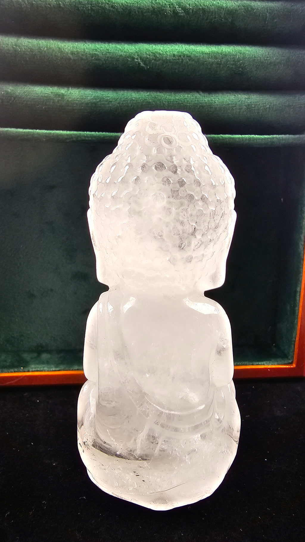 Clear Quartz Buddha Statue – Spiritual Healing Crystal for Meditation and Décor | Janauary birthstone, Leo and Capricorn