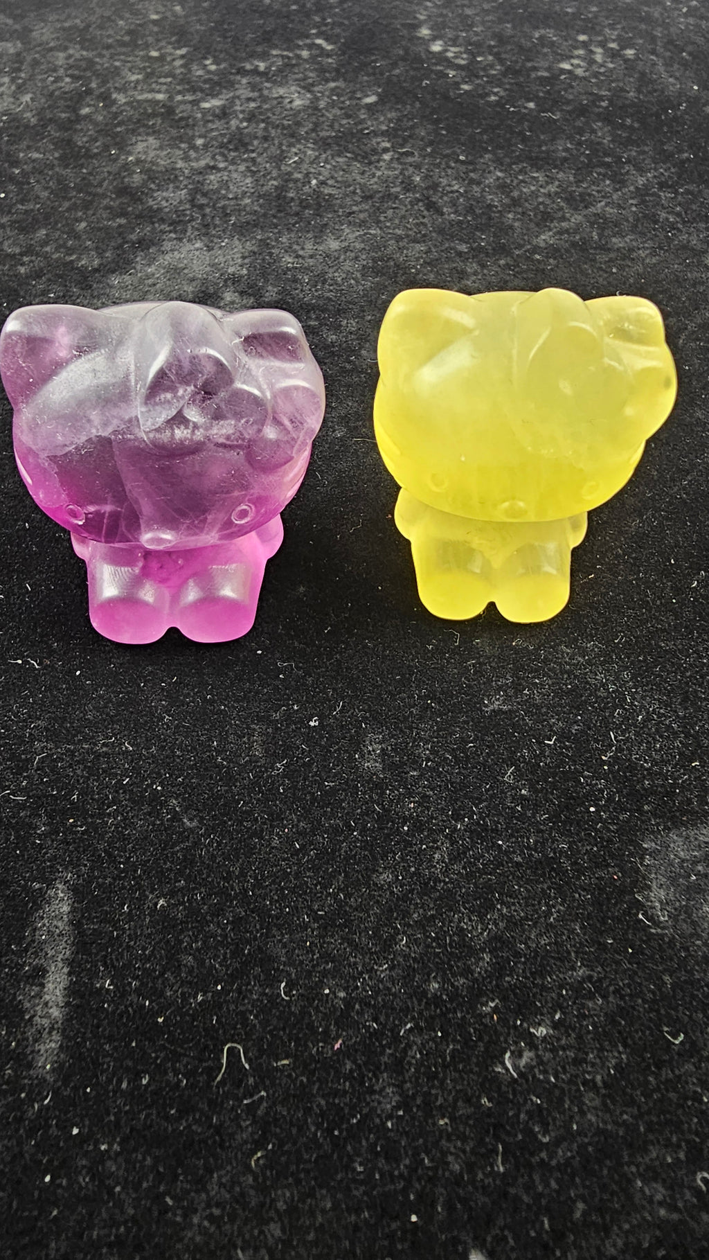 Mini Crystal Carvings – Hello Kitty, Bears & Gemstone Figurines
