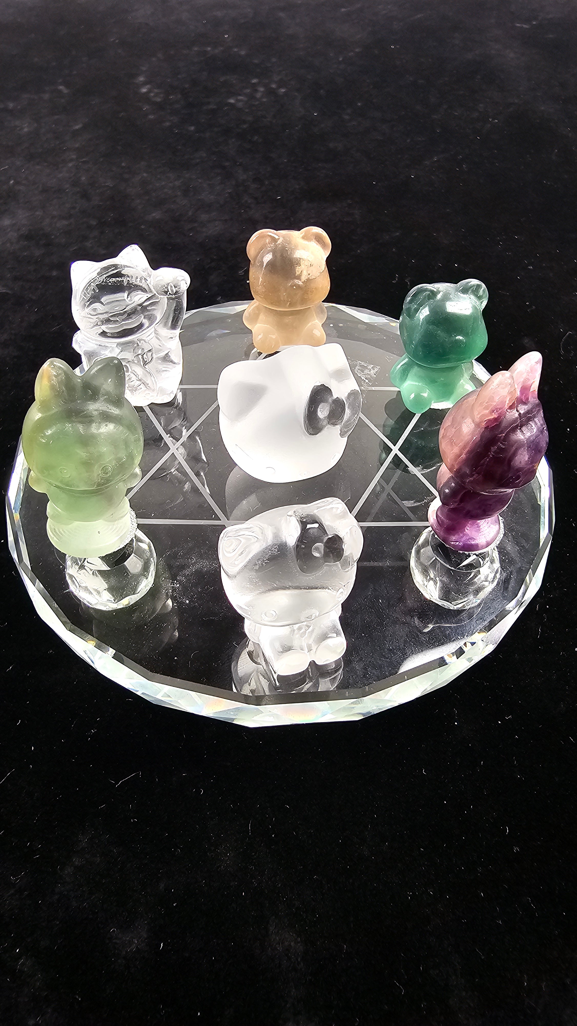 So Cute! Fluorite Figurine Collection – Whimsical Energy in Crystal Form