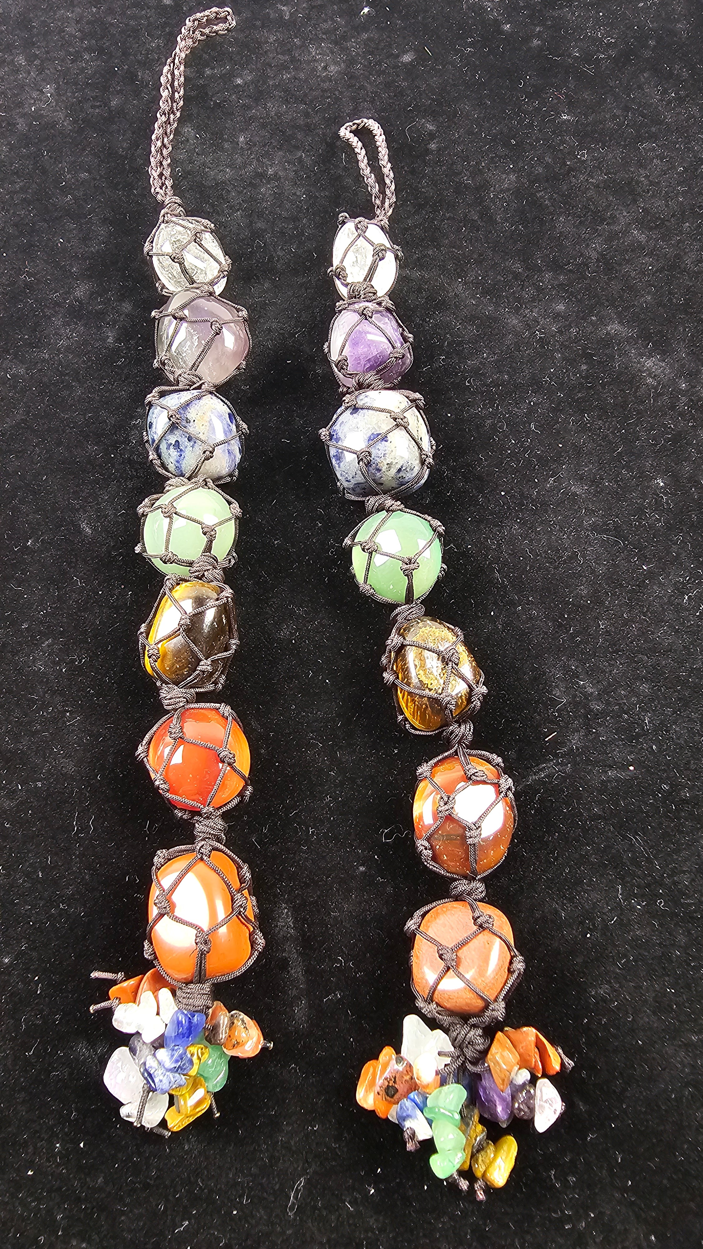 7 Chakra Crystal Hanging – Spiritual Ornament for Reiki, Meditation & Positive Energy