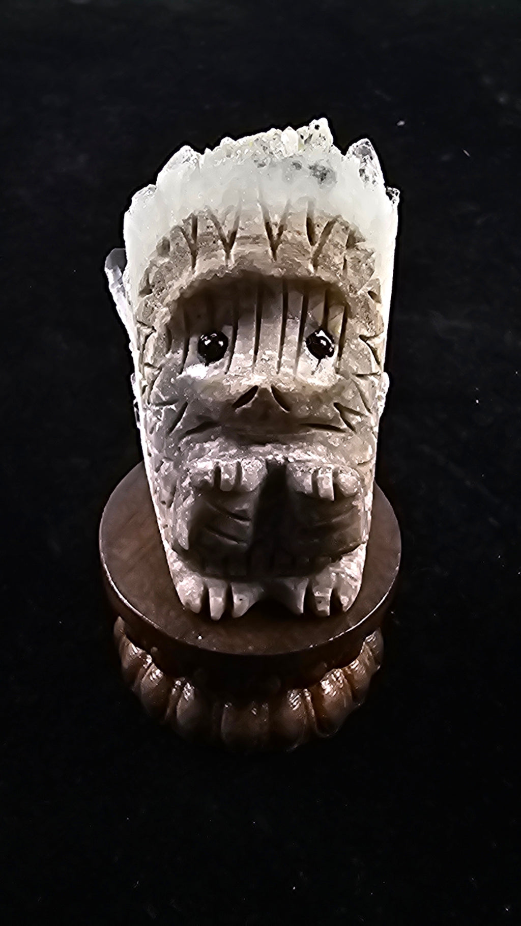 Adorable Clear Quartz Hedgehog | Crystal figurine for healing, meditation, décor & gifting. Unique, authentic & full of charm
