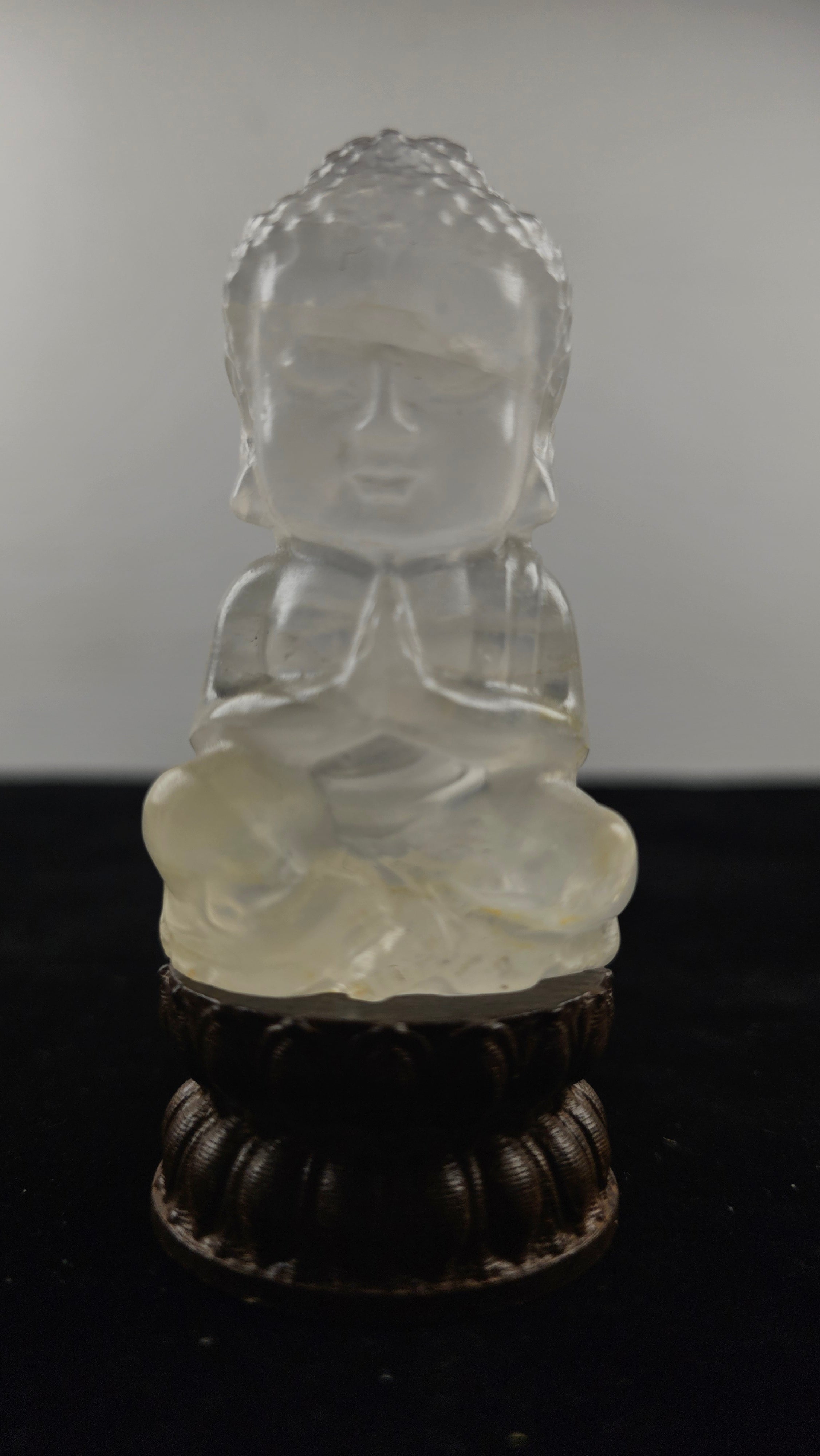 Clear Quartz Buddha Statue – Spiritual Healing Crystal for Meditation and Décor | Janauary birthstone, Leo and Capricorn
