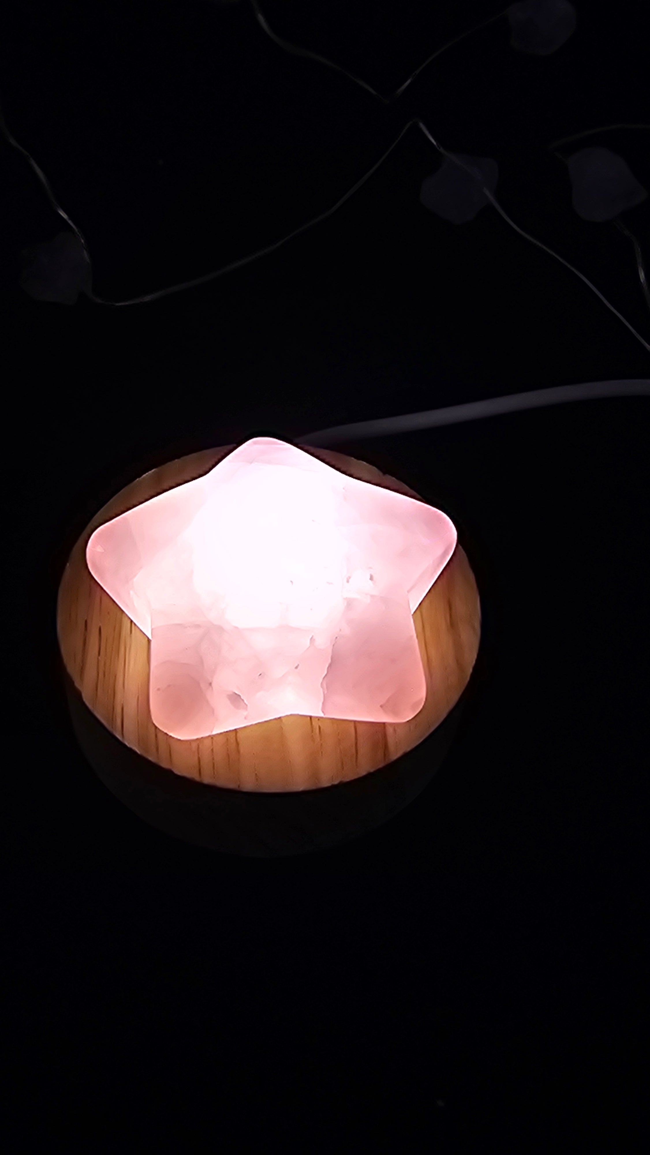 Crystal Star Carvings – Rose Quartz