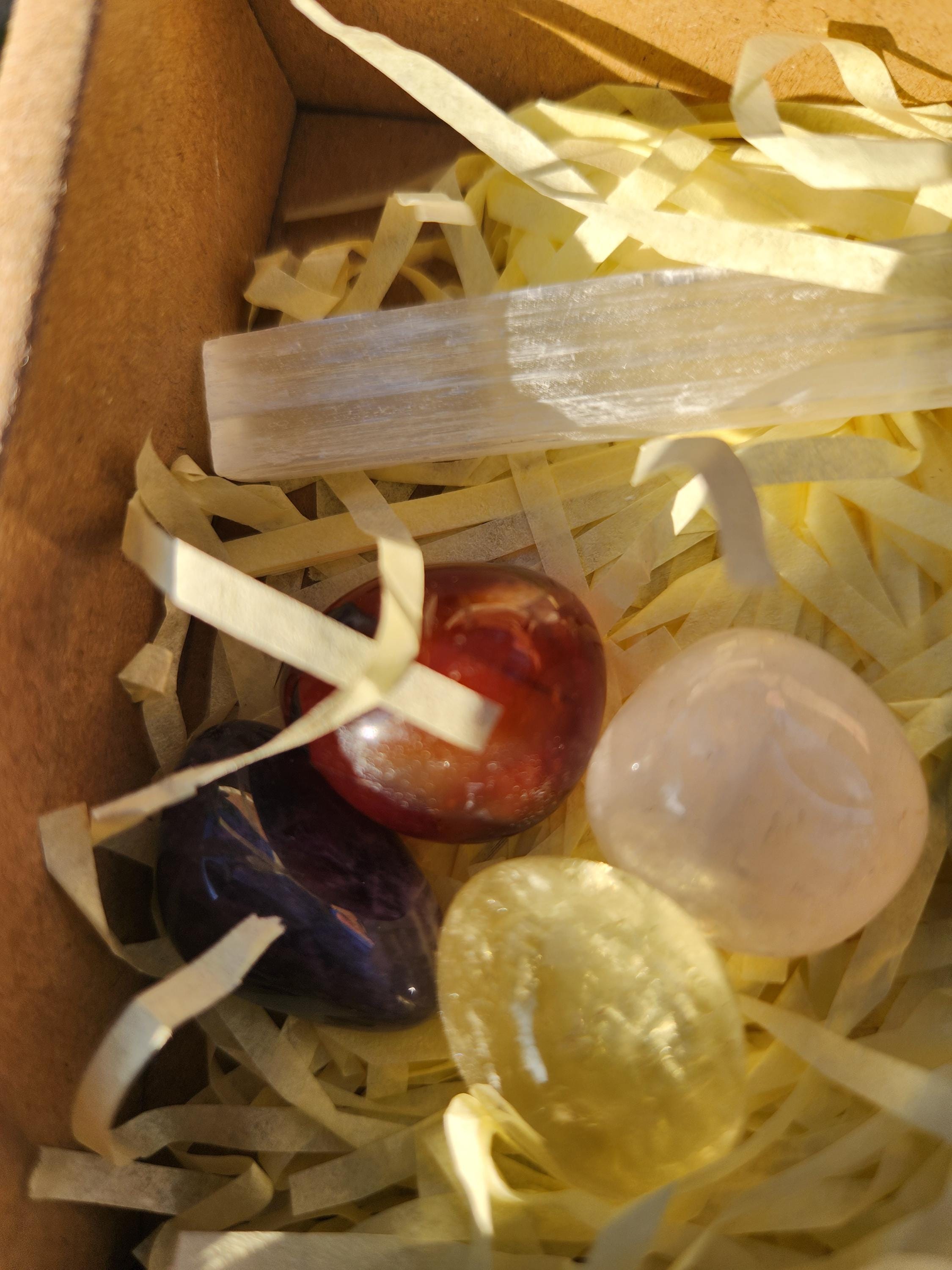 Aries Crystal Set – Healing Stones, Selenite Charging Bar