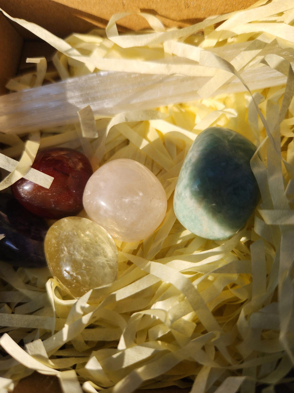 Aries Crystal Set – Healing Stones, Selenite Charging Bar