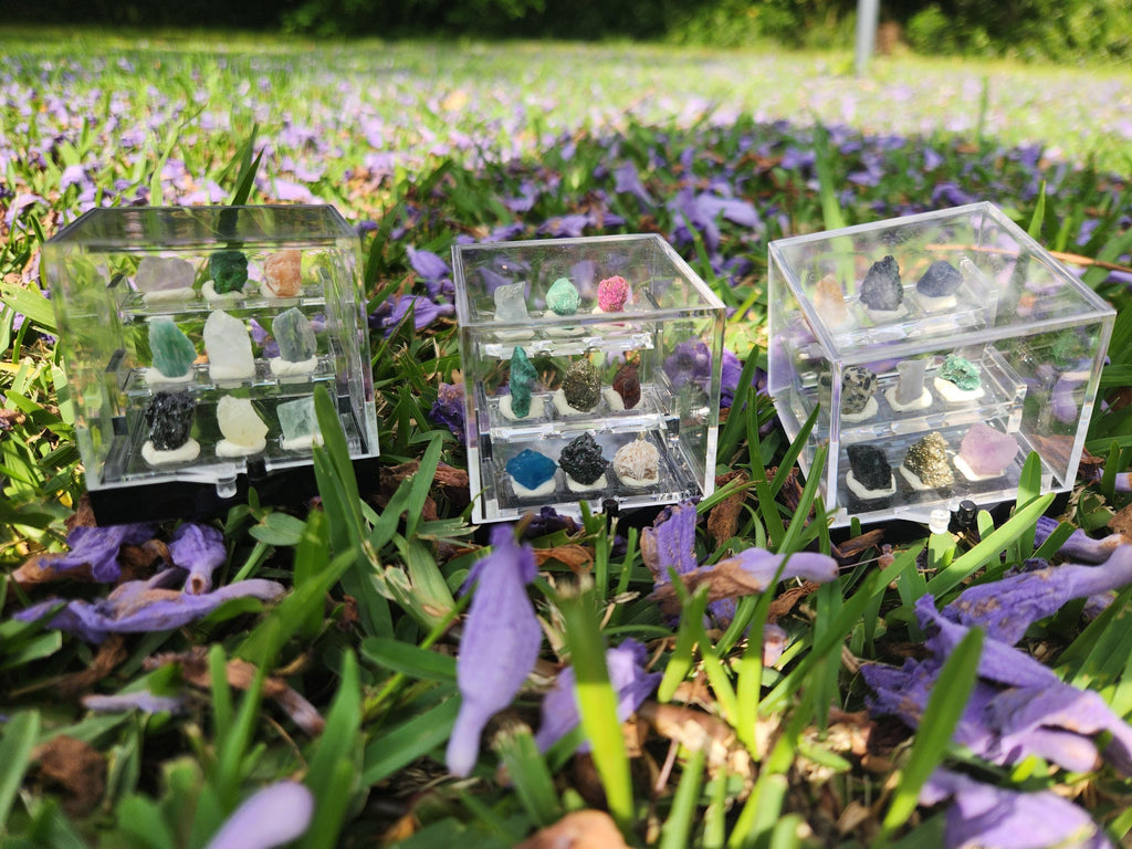Micro Crystal Collection — Handcrafted Mini Gemstone Display Set