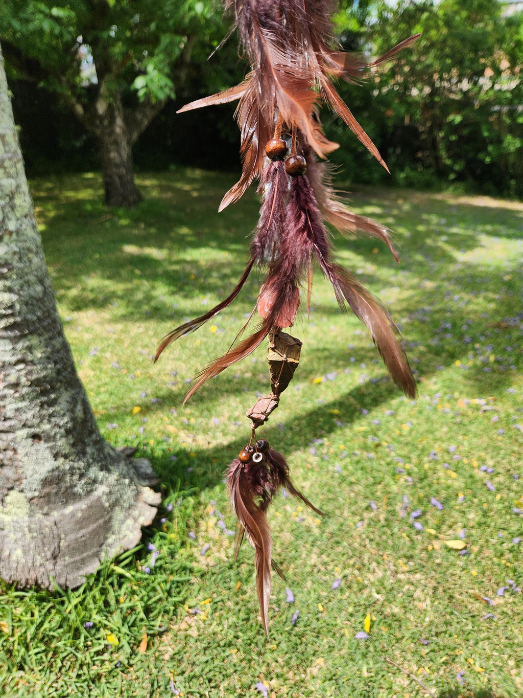 Gemstone Dreamcatcher with 7 Chakra Stones – Spiritual Protection & Energy Harmony