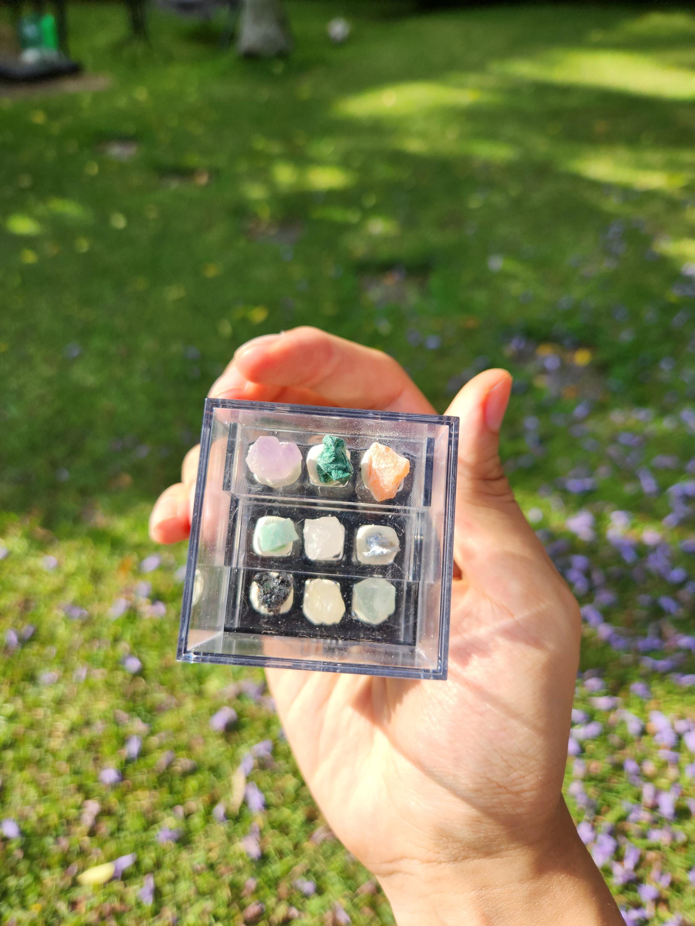 Micro Crystal Collection — Handcrafted Mini Gemstone Display Set