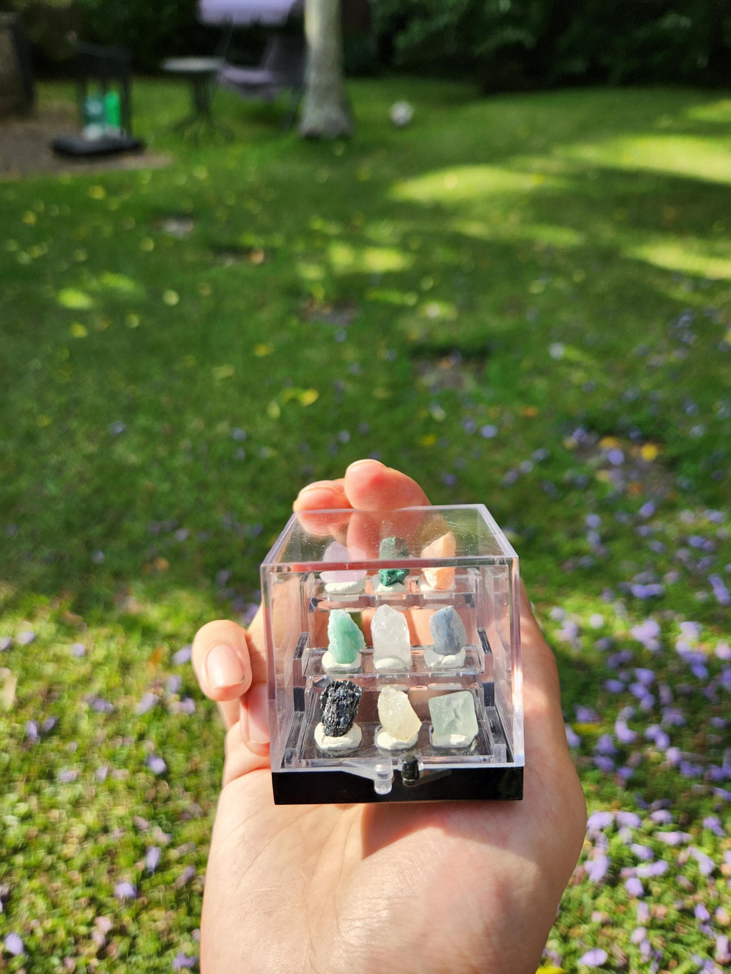 Mini Stones Micro Crystal Collection — Handcrafted Mini Gemstone Display Set ...