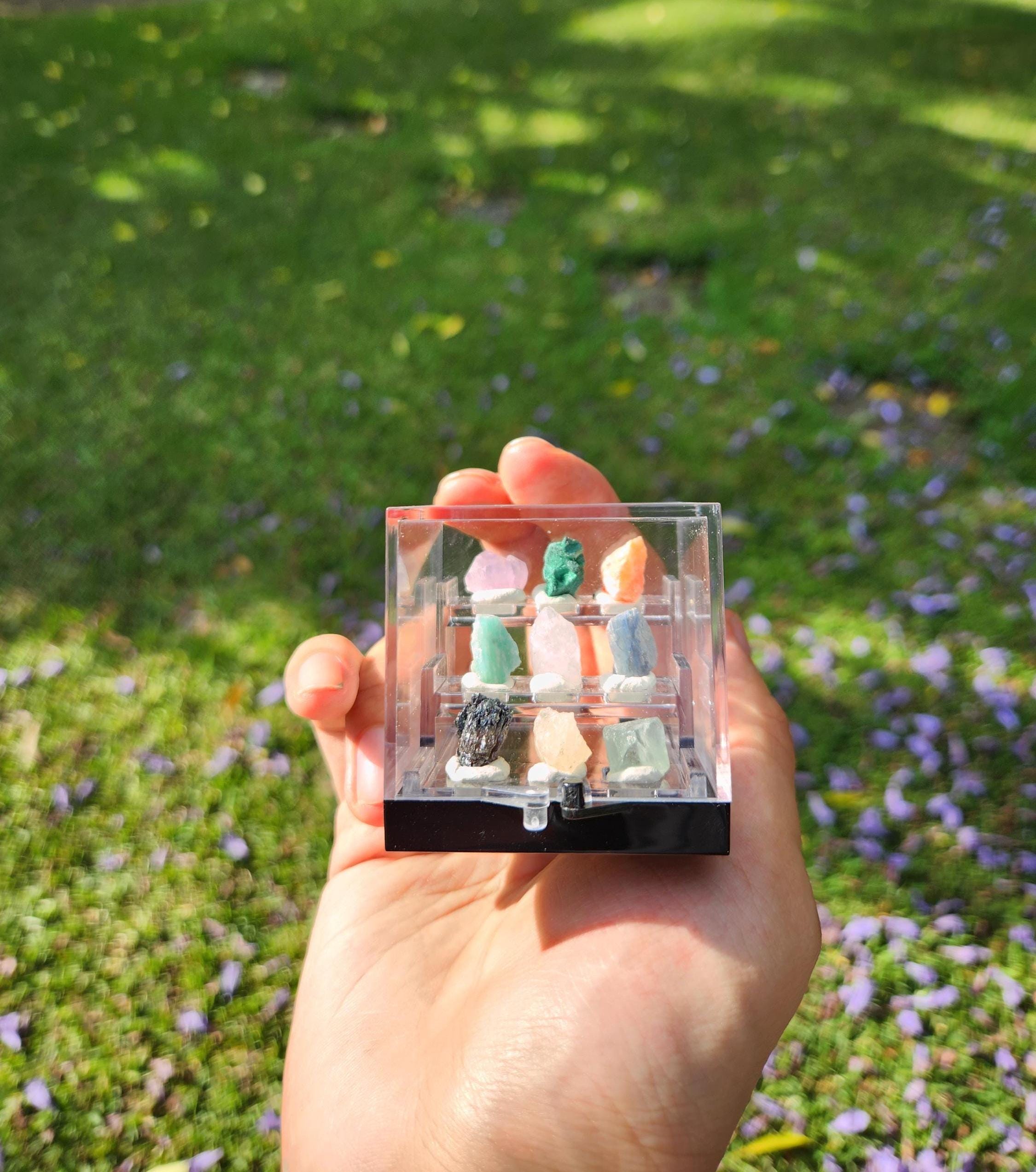 Micro Crystal Collection — Handcrafted Mini Gemstone Display Set