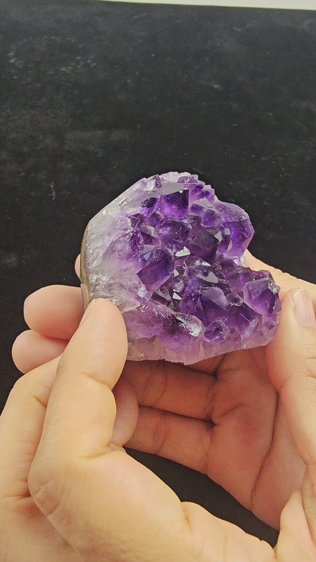 Natural Amethyst Cluster — Raw Purple Healing Crystal with Strong Energy | February’s birthstone, Pisces, Aquarius, and more!