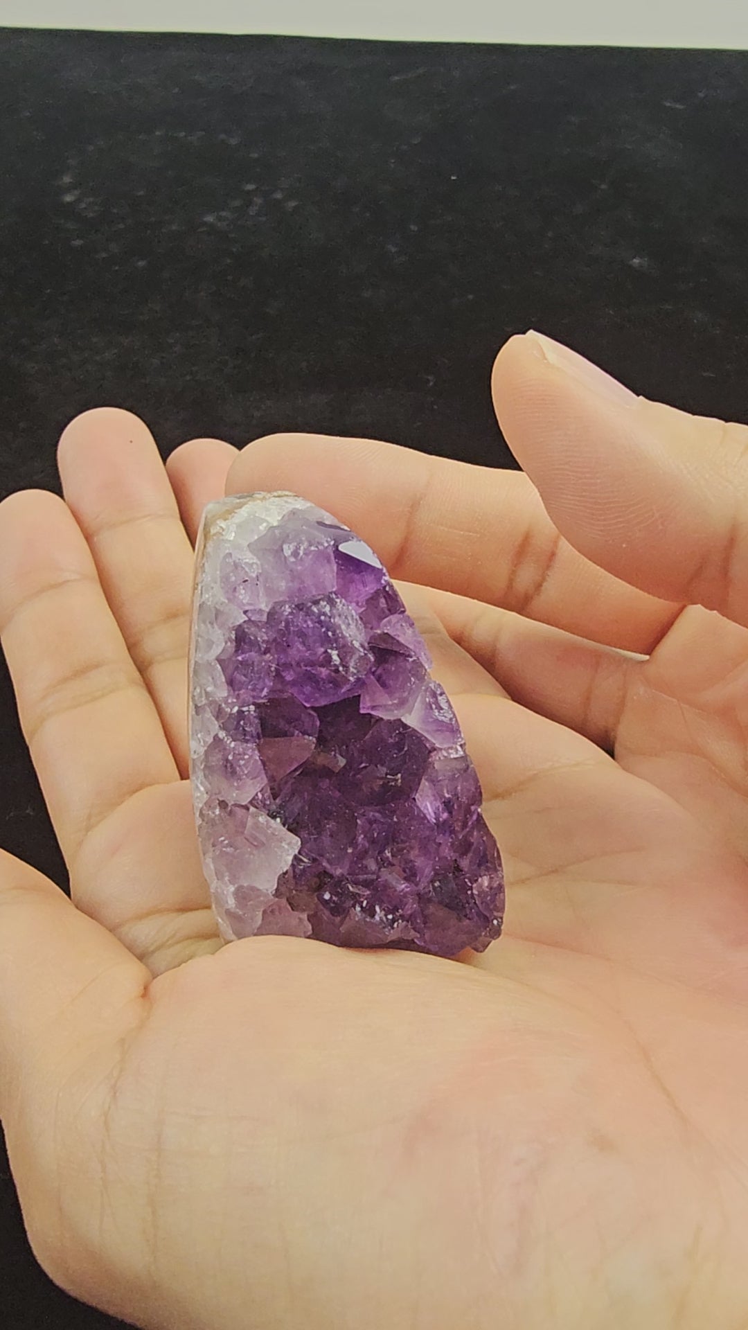 Mini Amethyst Cluster —  Raw Purple Crystal Full of Positive Energy | Birthstone, Zodiac, and Fengsui