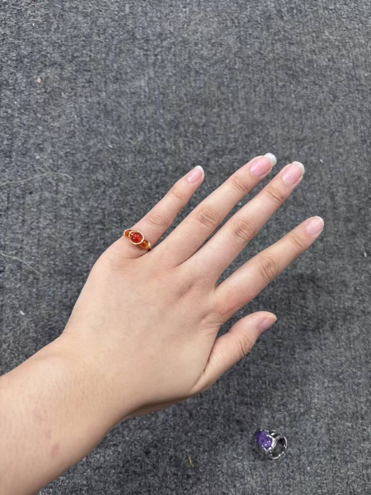 Natural Gemstone Healing Rings – Adjustable Crystal Jewelry Collectio