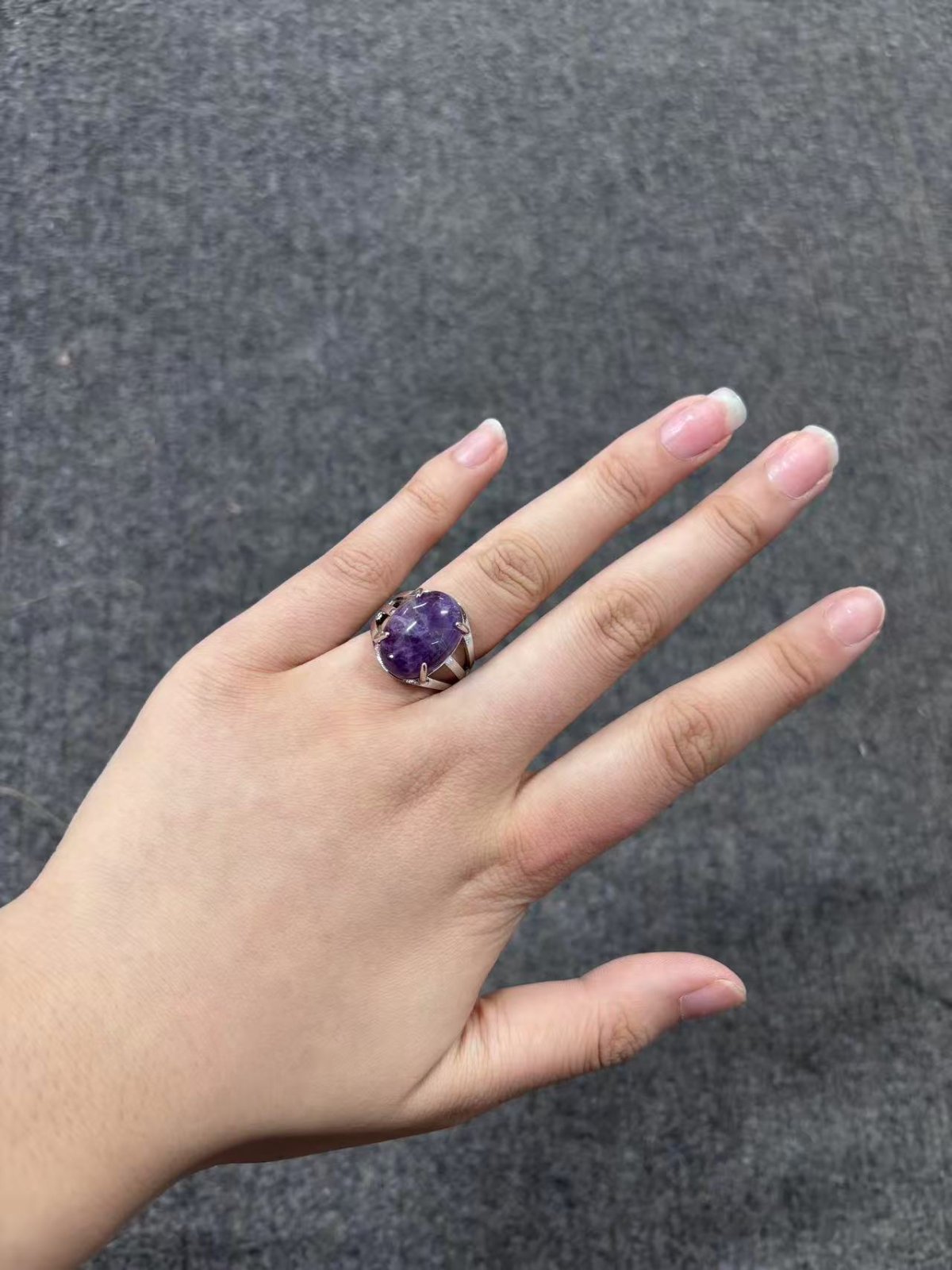 Natural Gemstone Healing Rings – Adjustable Crystal Jewelry Collectio