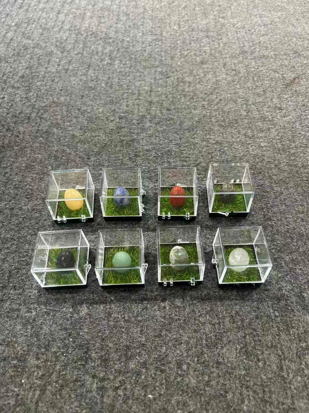 Crystal Egg Collection – Tiny Display Box Series