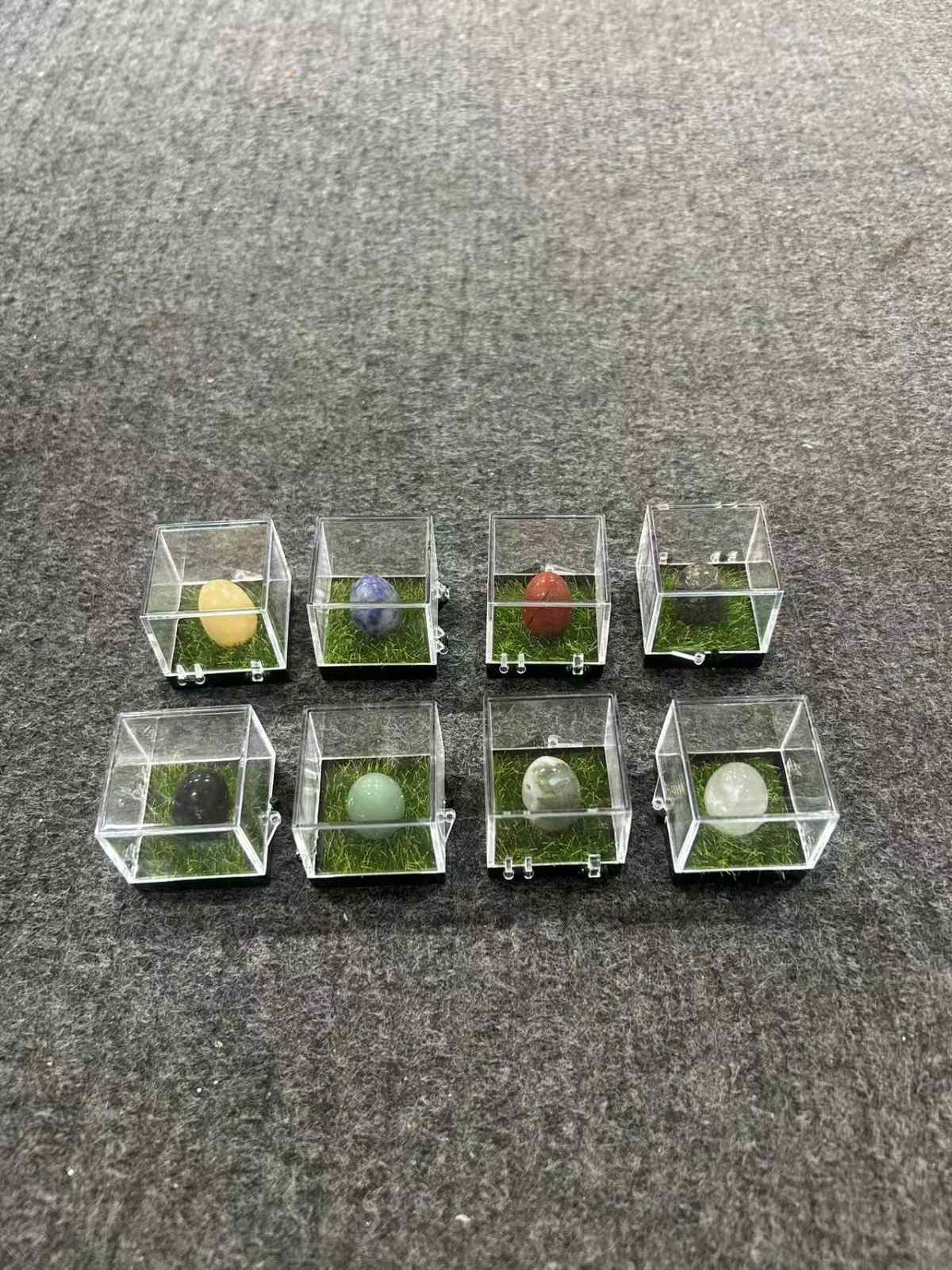 Crystal Egg Collection – Tiny Display Box Series