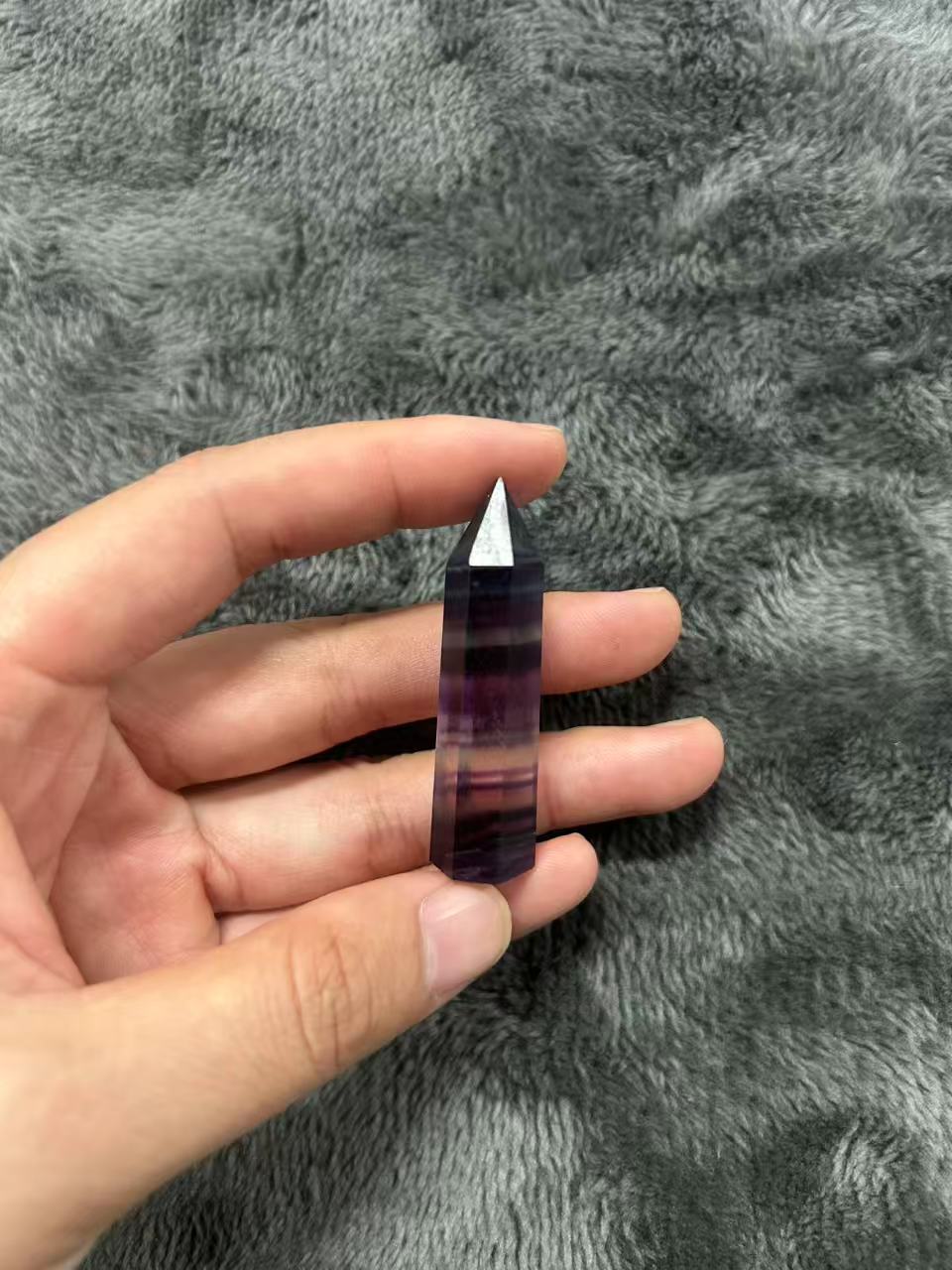 Focus Point – Rainbow Fluorite Crystal Tower