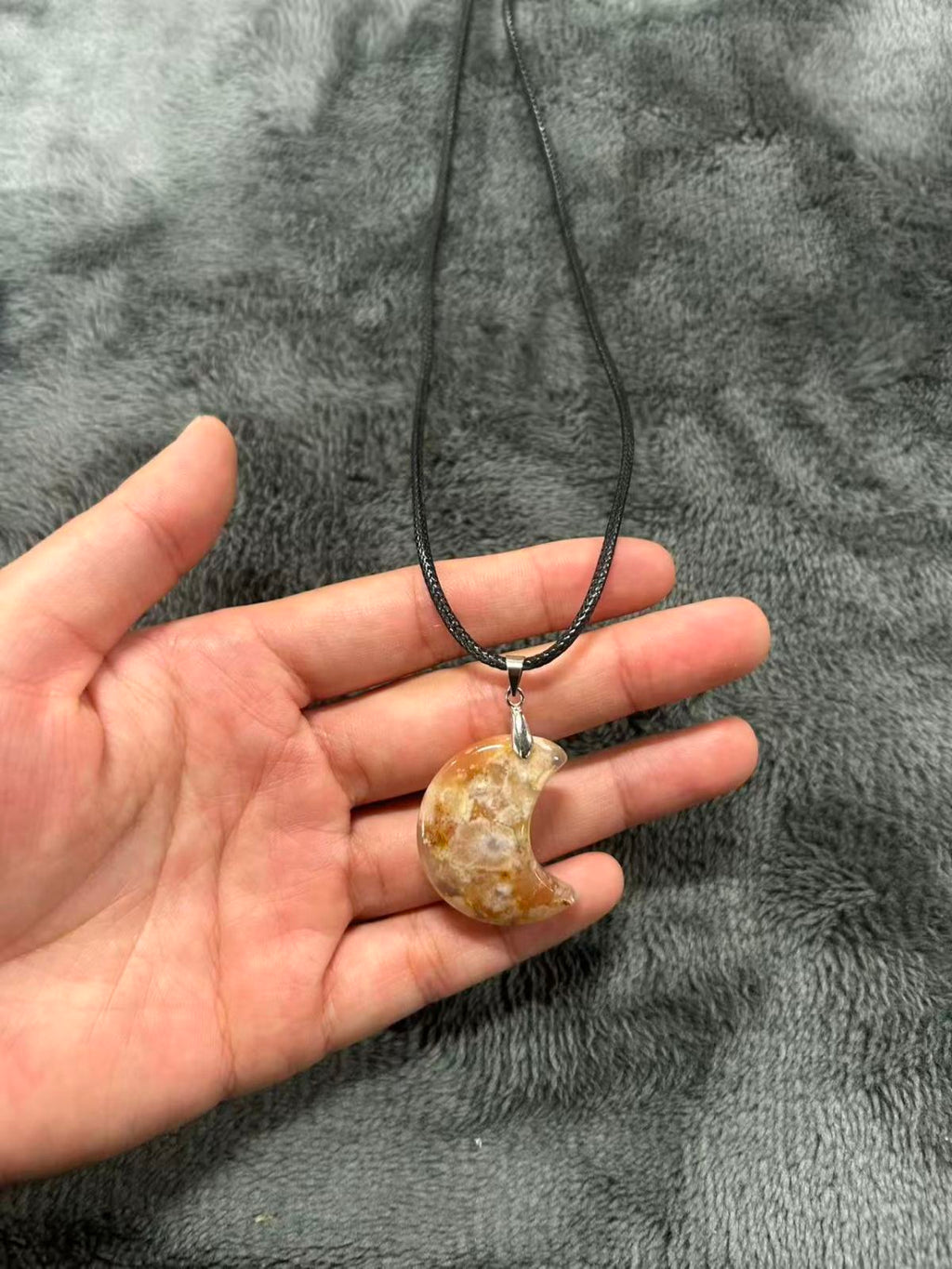 Sunstone Crescent Moon Necklace – Light, Luck, and a Little Bit of Magic