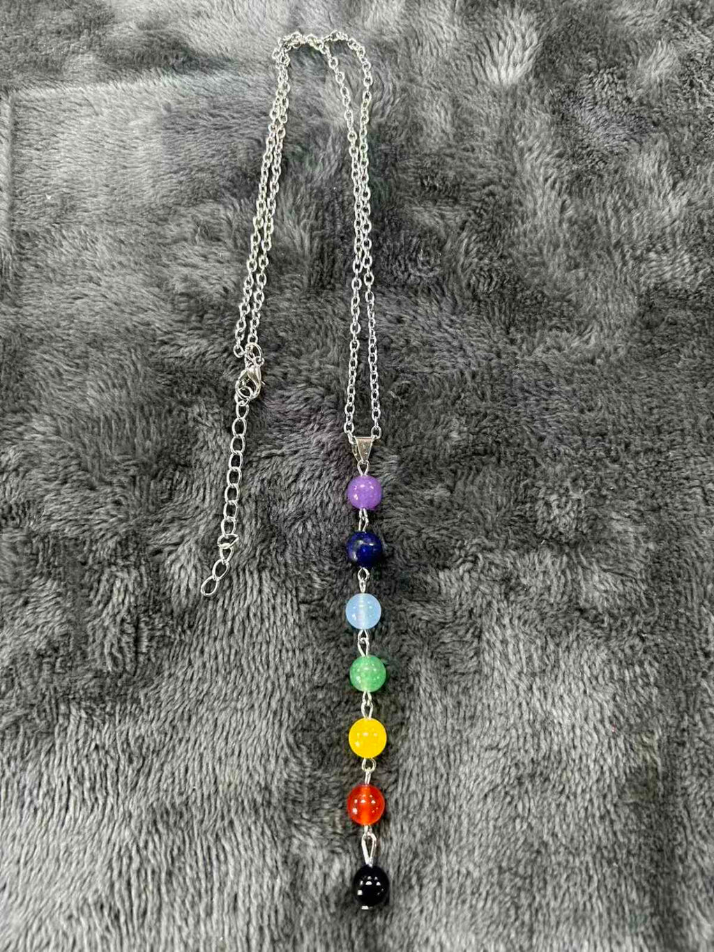 Seven Chakra Necklace | Crystal Energy Balance Pendant for Calm and Alignment