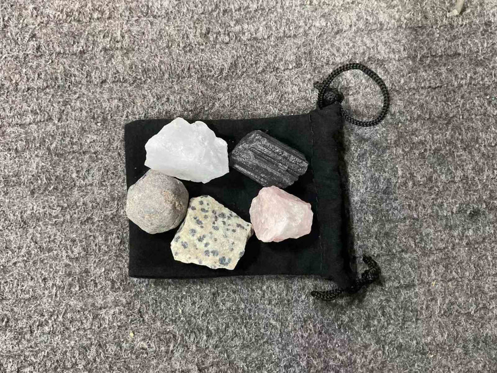 A1 Energy Detox Pack | Raw Crystal Set for Clearing, Groundig and Restoring Balance
